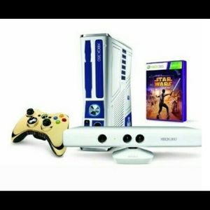 Xbox 360 (Star Wars edition) console with Kinect